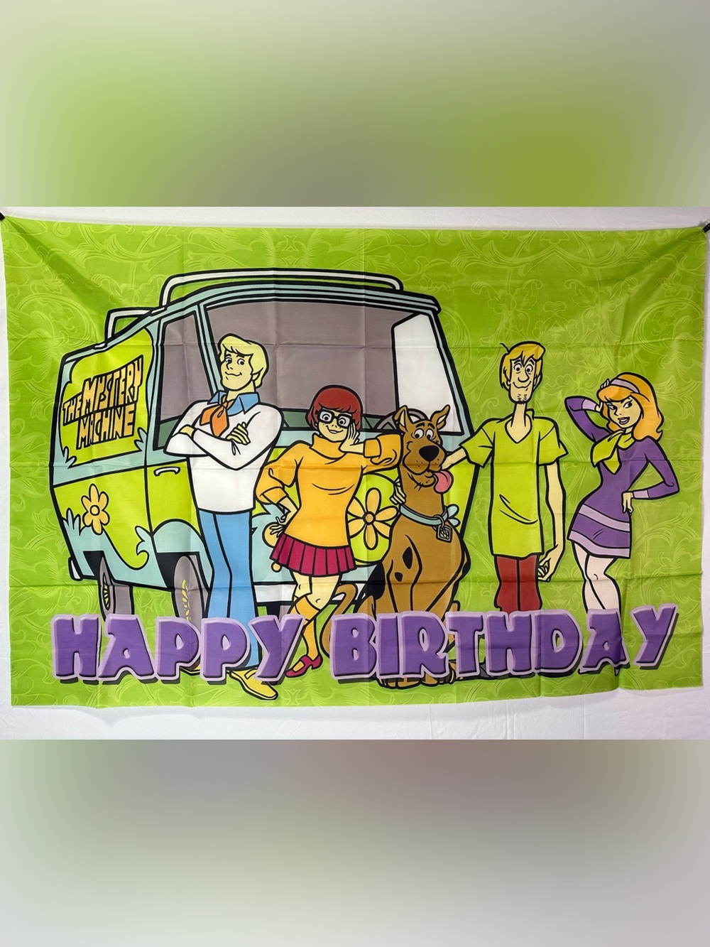 Scooby Doo Happy Birthday Backdrop Banner 5x3